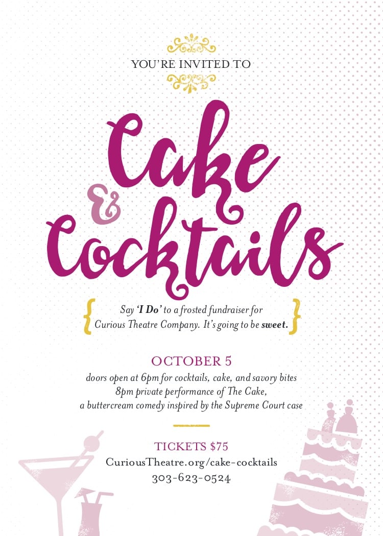 Cack and Cocktails Invite